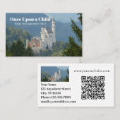 Eenmaal op een kind Baby Boutique QR-code Visitekaartje (Voorkant / Achterkant)