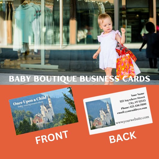 Eenmaal op een kind Baby Boutique Visitekaartje
