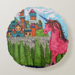 Eenmaal op een Sierkussen voor de ronddraaiing Rond Kussen