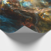 Eenmaal op een Space serie. Abstract ontwerp gemaa Cadeaupapier (Hoek)