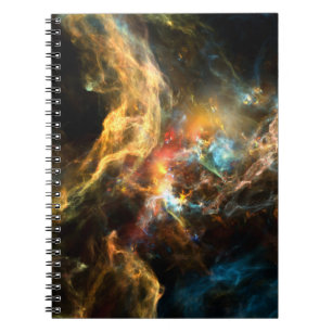 Eenmaal op een Space serie. Abstract ontwerp gemaa Notitieboek