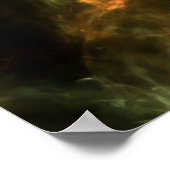 Eenmaal op een Space serie. Abstract ontwerp gemaa Poster (Hoek)