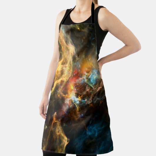 Eenmaal op een Space serie. Abstract ontwerp gemaa Schort (Insitu)