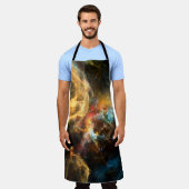 Eenmaal op een Space serie. Abstract ontwerp gemaa Schort (Gedragen)