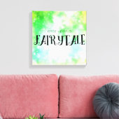 Eenmaal op een sproeier canvas afdruk (Insitu (Woonkamer))