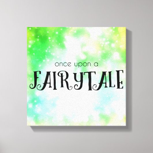 Eenmaal op een sproeier canvas afdruk (Voorkant)