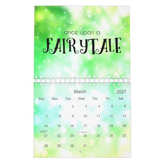 Eenmaal op een sproeier kalender (Mar 2027)