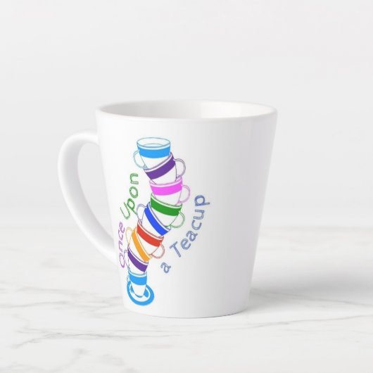 Eenmaal op een theekopje Mok (Linkerhoek)