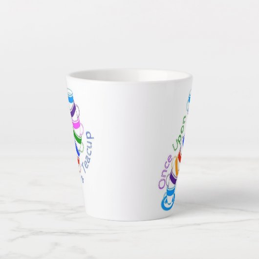 Eenmaal op een theekopje Mok (Voorkant)