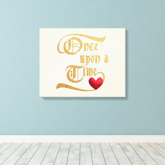 Eenmaal op een tijd die Canvas vormt (Insitu (Houten vloer))