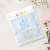 Eenmaal op een tijd Fairytale Castle Boy Baby show Bedankzakje (Gezegeld)