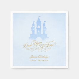 Eenmaal op een tijd Fairytale Castle Boy Baby show Servet