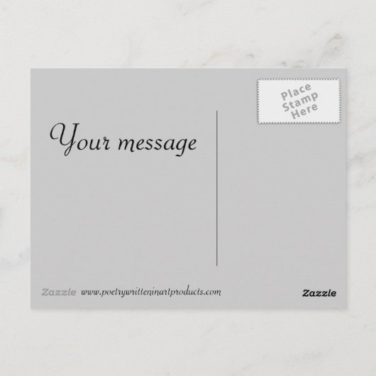 Eenmaal op een tijd (grappig) Retrokaarten Briefkaart (Achterkant)