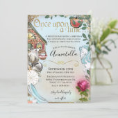 Eenmaal op een tijd kleurrijke airy Tale Kaart (Staand voorkant)