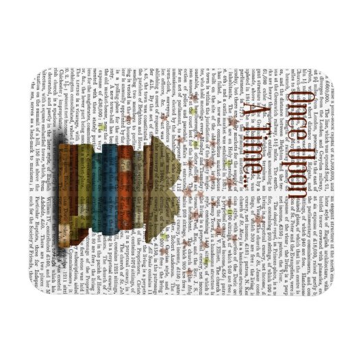 Eenmaal op een tijdboekje magneet (Horizontaal)