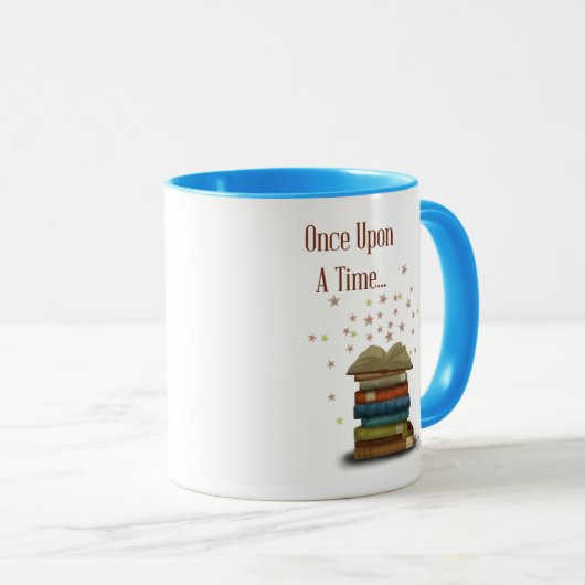 Eenmaal op een tijdboekje mok (Voorkant rechts)