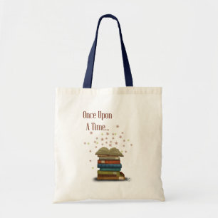Eenmaal op een tijdboekje tote bag