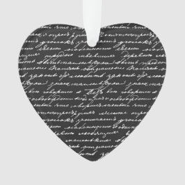 Eenmaal op een tijdschrift met berichtenliefhebber ornament