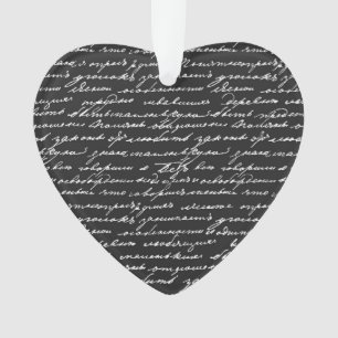 Eenmaal op een tijdschrift met berichtenliefhebber ornament