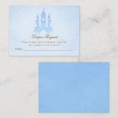 Eenmaal op een tijdsproeier Castle Diaper Verzoek  Informatiekaartje (Voorkant / Achterkant)