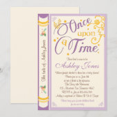 Eenmaal op een tijdstip Baby shower Kaart (Voorkant / Achterkant)