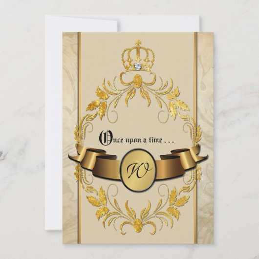 Eenmaal op een tijdstip nodigt het Monogram Fantas Kaart (Voorkant)