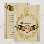 Eenmaal op een tijdstip nodigt het Monogram Fantas Kaart (Voorkant / Achterkant)