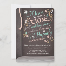 Eenmaal op een Time Storybook Weduwen Roze Kaart