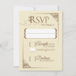 Eenmaal op een Time Wedding RSVP