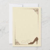 Eenmaal op een Time Wedding RSVP (Achterkant)