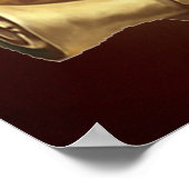 Eenmaal op een Time Wedding Seating-kaart Poster (Hoek)