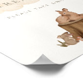 Eenmaal op een Time Woodland Favors and Trees Poster (Hoek)