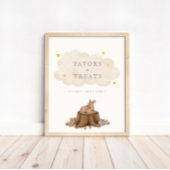 Eenmaal op een Time Woodland Favors and Trees Poster