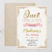 Eenmaal op een uitnodiging van een tijdpartij (Voorkant / Achterkant)