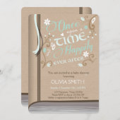 Eenmaal op een uitnodiging van het Baby shower Tim (Voorkant / Achterkant)