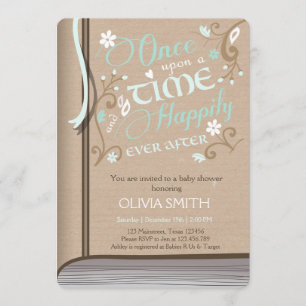 Eenmaal op een uitnodiging van het Baby shower Tim