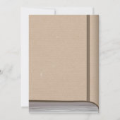 Eenmaal op een uitnodiging van het Baby shower Tim (Achterkant)