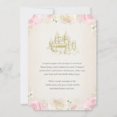 Eenmaal op een uitnodiging van het Baby shower van (Achterkant)