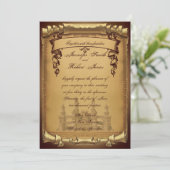 Eenmaal op een uitnodiging voor een tijdhuwelijk (Staand voorkant)