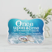 Eenmaal op een uitnodiging voor een timide bruilof (Staand voorkant)