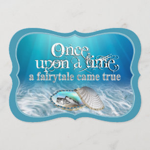 Eenmaal op een uitnodiging voor een timide bruilof