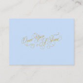 Eenmaal op een verzoek om een tijdsproeier Castle  Informatiekaartje (Achterkant)