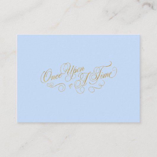 Eenmaal op een verzoek om een tijdsproeier Castle  Informatiekaartje (Achterkant)