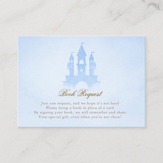 Eenmaal op een verzoek om een tijdsproeier Castle  Informatiekaartje (Voorkant)