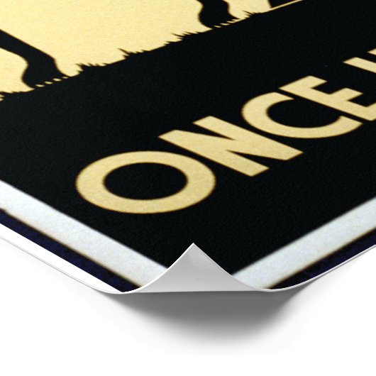 Eenmaal op tijd 1930 poster (Hoek)