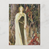 Eenmaal op tijd briefkaart (Voorkant)