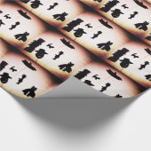 Eenmaal op tijd cadeaupapier (Hoek)