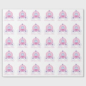 Eenmaal op tijd cadeaupapier (Vlak)