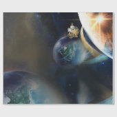 Eenmaal op tijd cadeaupapier (Vlak)