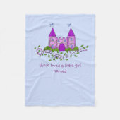 Eenmaal op tijd fleece deken (Voorkant)